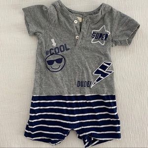 Baby boy romper shorts